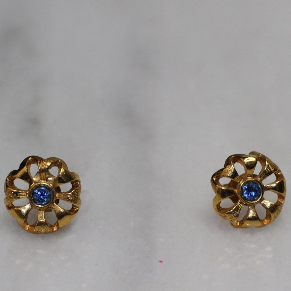 Gold Stud Earrings